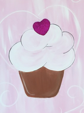 Heart Cupcake